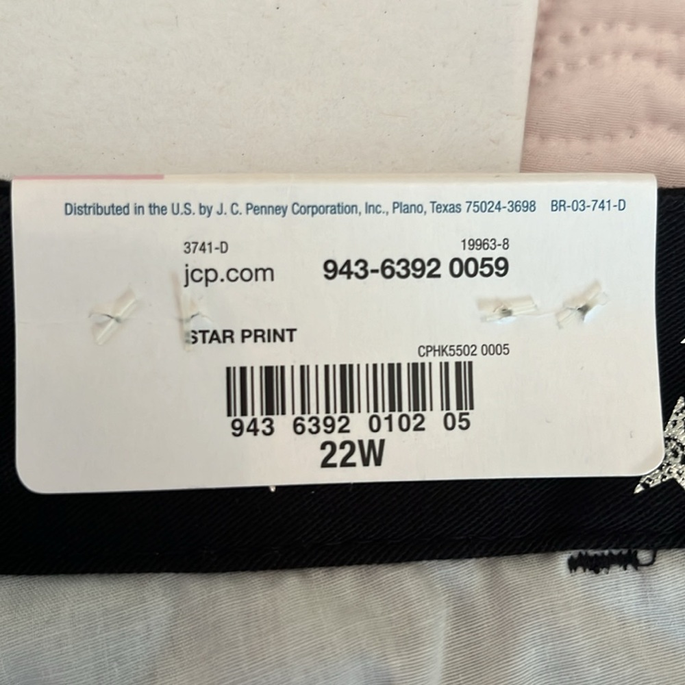 NWT JCP Boutique Star Shorts - Picture 9 of 10